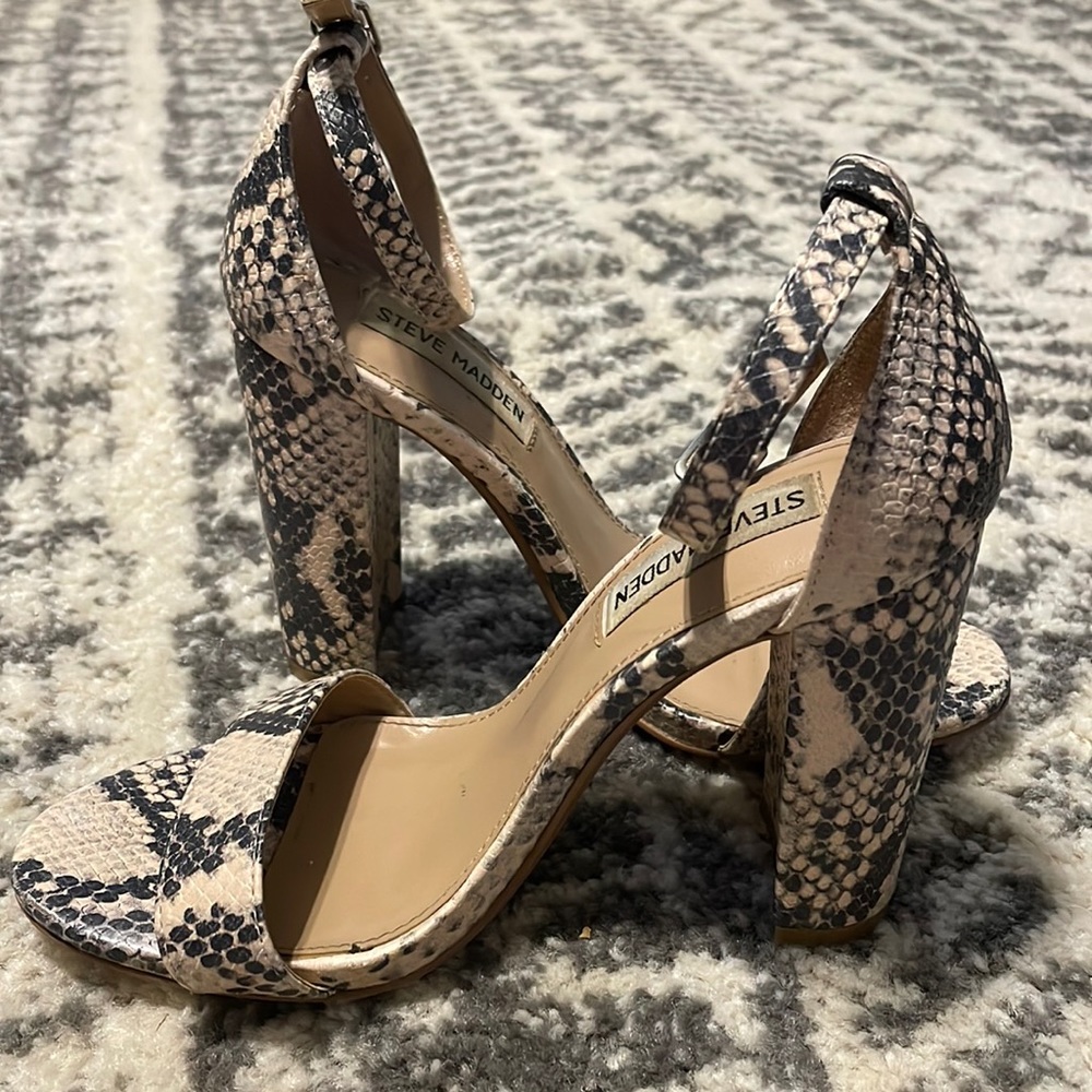 Steve Madden Strap heels.